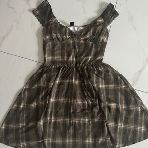 Grunge Plaid Dress